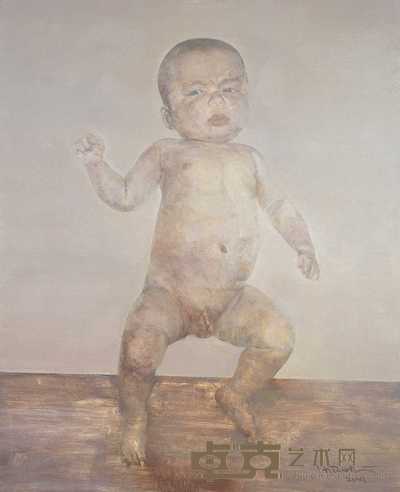 何多苓 2001年作 《小刘》 190×130cm